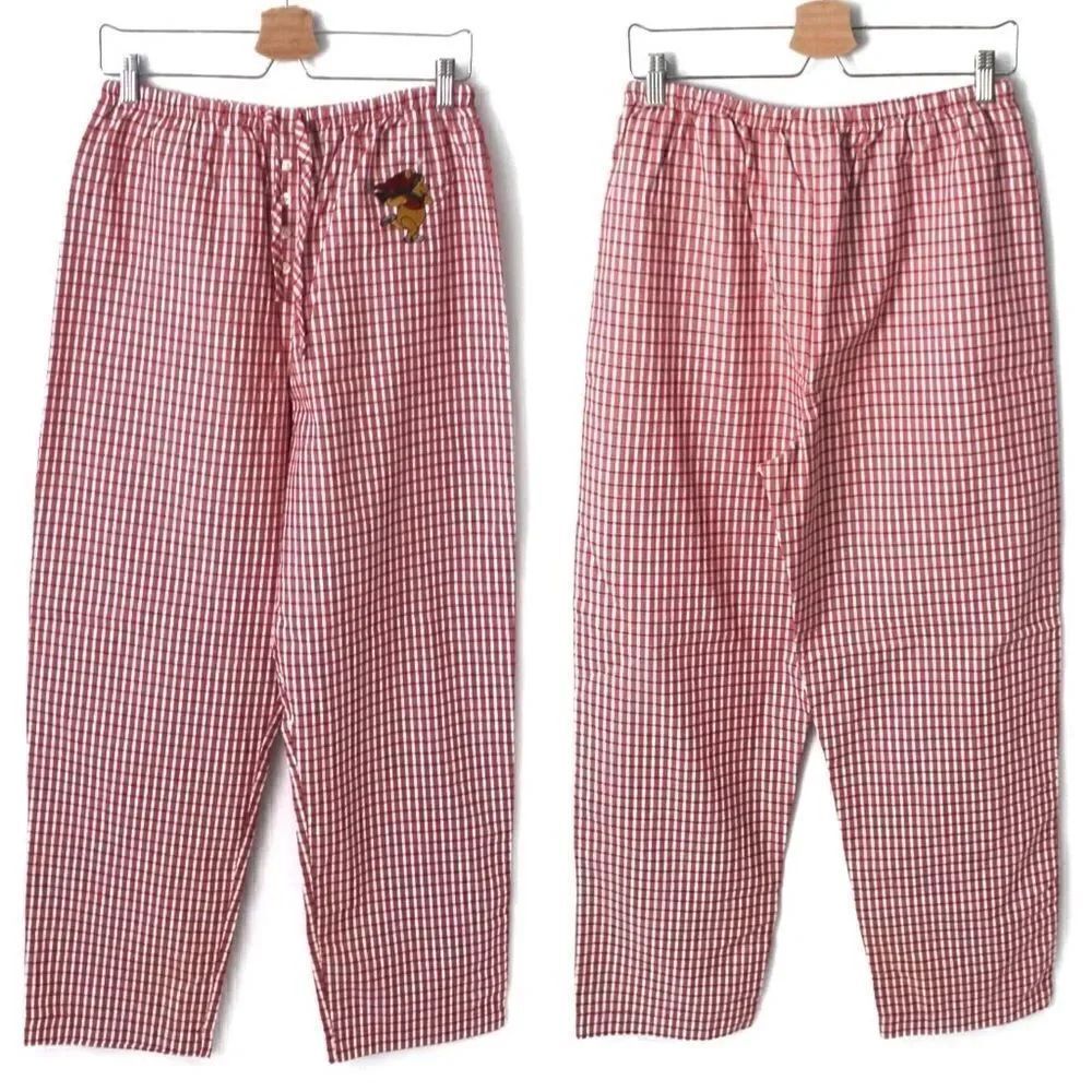 NEW Vintage Winnie the Pooh Gingham Sleepwear in M